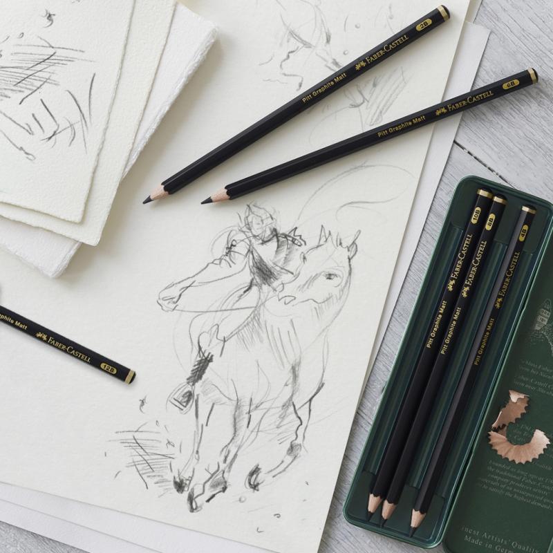 Faber-Castell Pitt Graphite Matt 6er Metalletui